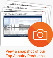 View a snapshot of our Top Annuity Products