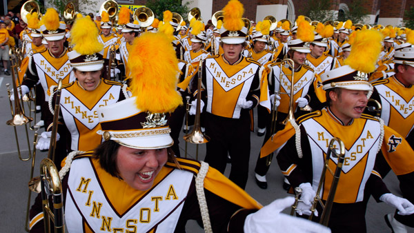 University of Minnesota marching band. (Photo: AP)