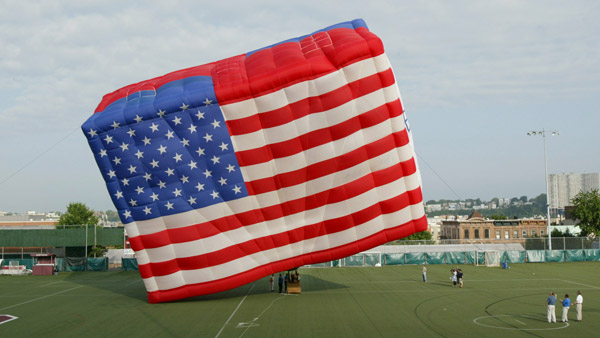 American Flag balloon (Photo: AP)