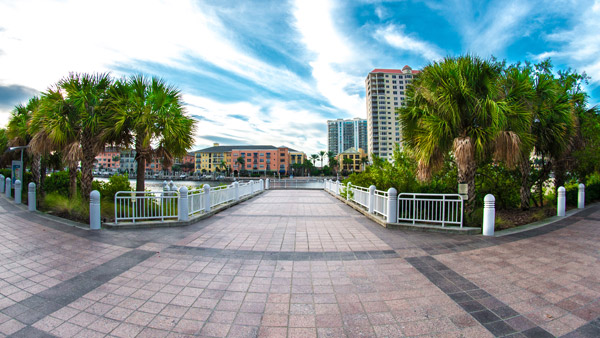 Tampa Riverwalk.